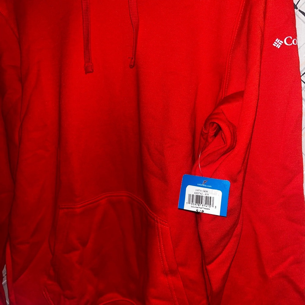 Columbia Men's Vibrant Red Hoodie